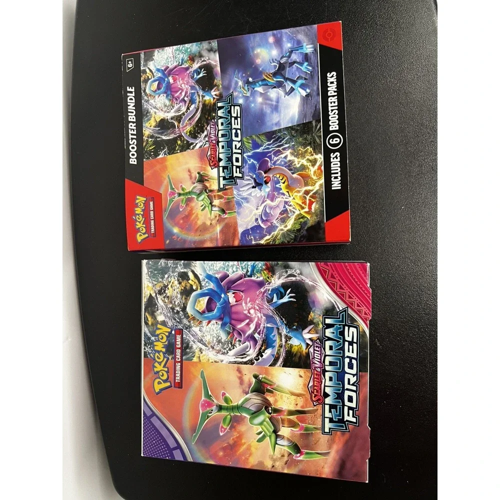 Pokemon Temporal Forces‎ Booster Bundle Box Empty Scarlet Violet No Cards